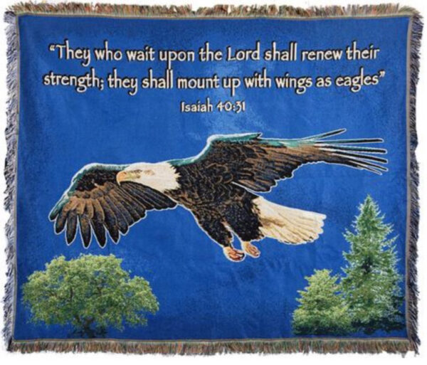 On Eagles Wings Blanket